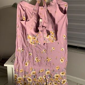 Súper cute skirt with pockets and crop top